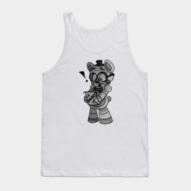 five night at freedy black white Tank Top by pine89